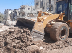 أضرار شبكة الطرق والمياه والصرف الصحي