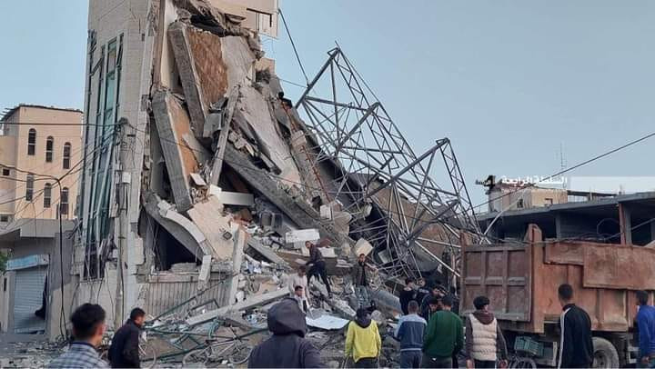 بلدية الزوايدة: استهداف مباشر وتدمير البنية التحتية