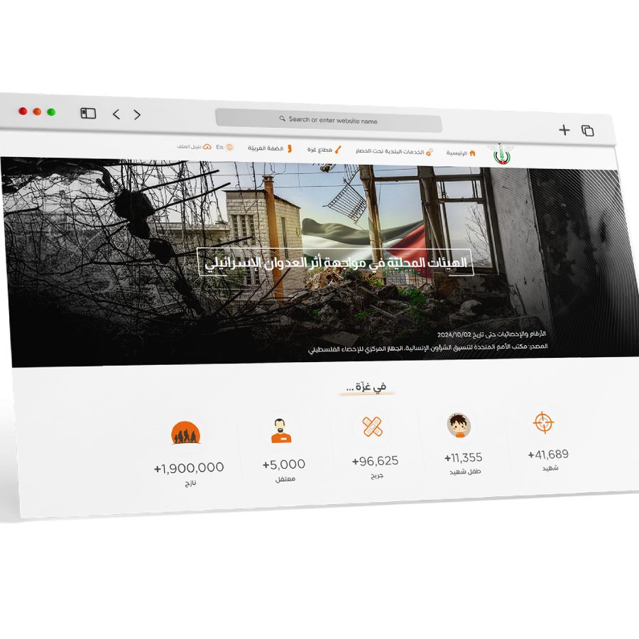 Online Magazine: Local Government Unit in the Face of Israeli Aggression